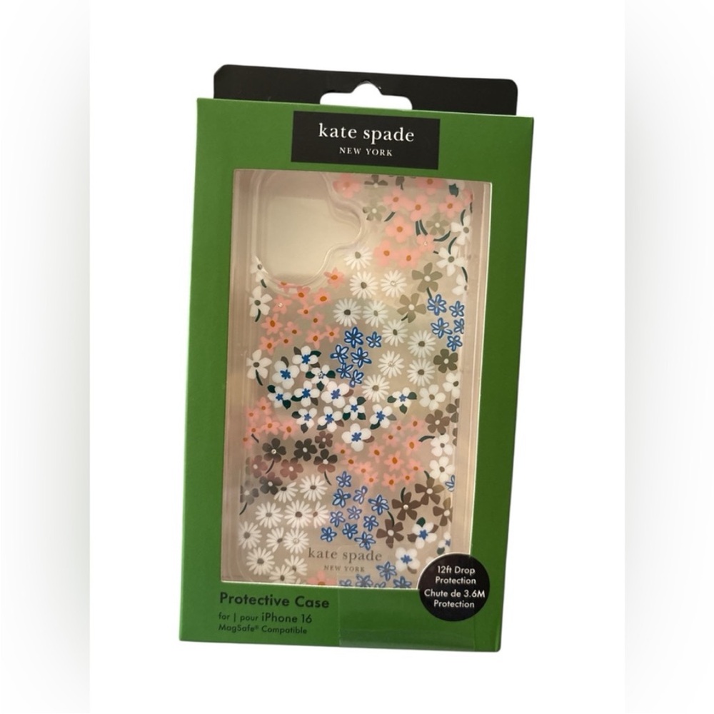 Kate Spade Daisy iPhone Case - Blue and Pink NWT